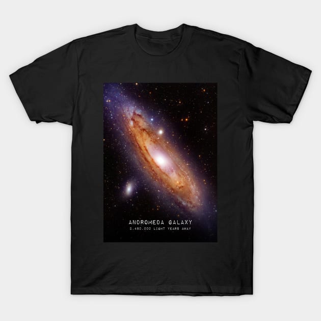 Andromeda Galaxy T-Shirt by Dashu